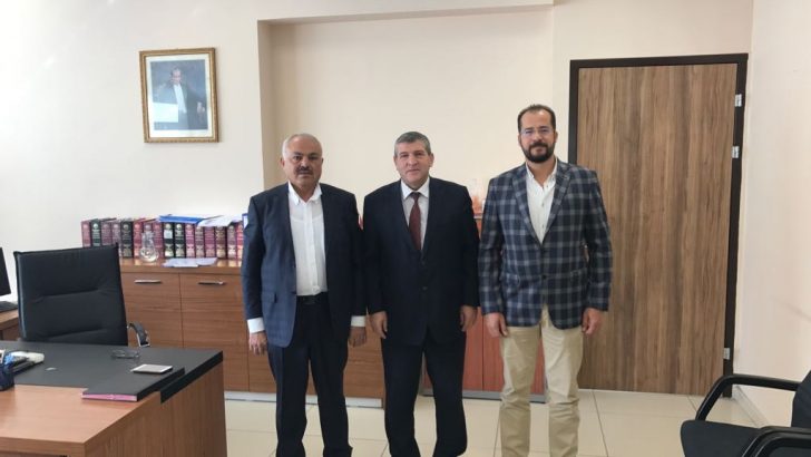 Sn.Baki ÇELEN ve Yunus ÖZDOĞAN Vergi Dairesi Müdürünü Ziyaret Ettiler.