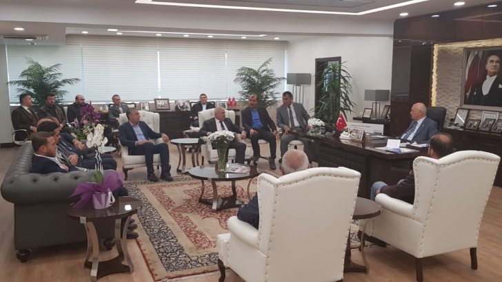 Başkanımız Sayın Baki ÇELEN ve Yönetim Kurulu Üyeleri Yenimahalle Belediye Başkanı Sayın Fethi YAŞAR’ı makamında ziyaret ettiler.