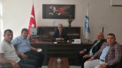 Başkan Baki ÇELEN ve Yönetim Kurulu üyeleri Etimesgut SGK Müdürü Murat Gündüz’ü makamında ziyaret ettiler.