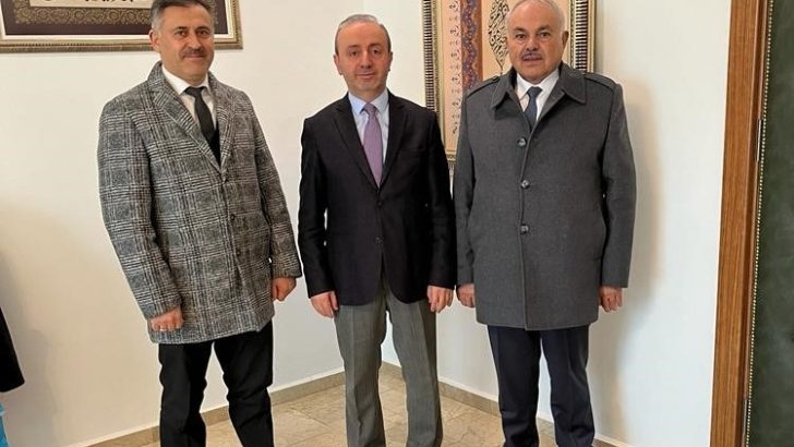 Etimesgut Müftüsü Sayın Mustafa ŞANVER’i Makamında Ziyaret Ettik.