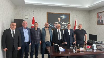 EİMDER Başkanı Baki ÇELEN ve Yönetim Üyelerimiz İlçe Emniyet Müdürü Sayın Ferhat AKAY’ı Makamında Ziyaret Etti.