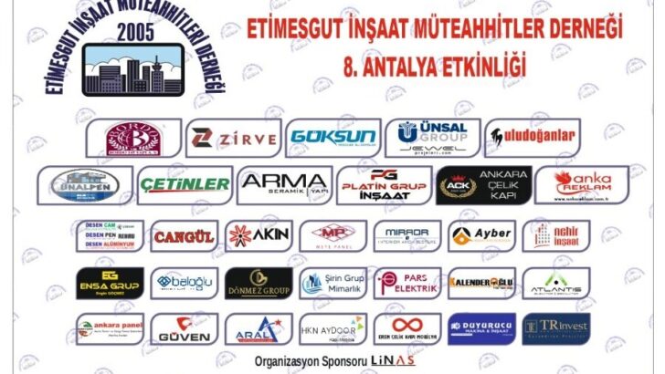 8. ANTALYA ETKİNLİĞİ SPONSORLARIMIZ